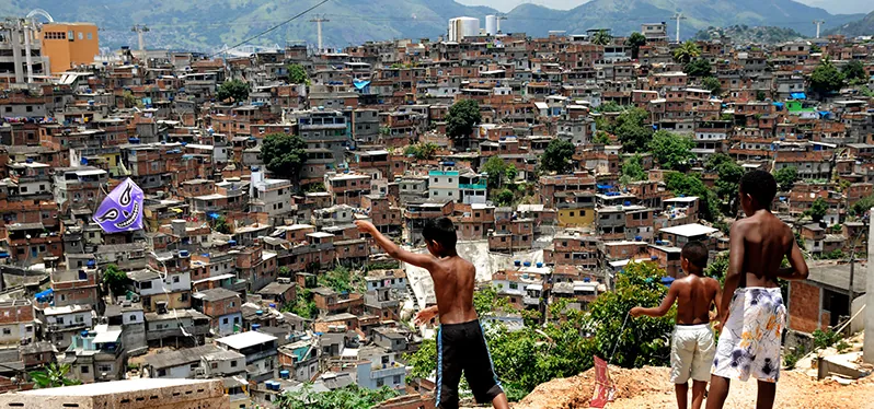 Environmental justice - Children play loudly in the community. Photo: Adobe Stock