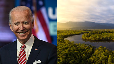 Joe Biden discursa sobre meio ambiente em eleições americanas