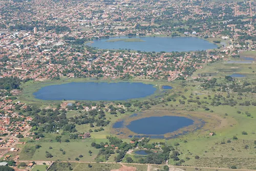 Aerial view of Três Lagoas in Mato Grosso do Sul Aerial view of Três Lagoas in Mato Grosso do Sul