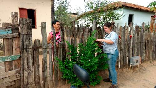 Colaboradora cadastra impactada por rompimento de barragem 