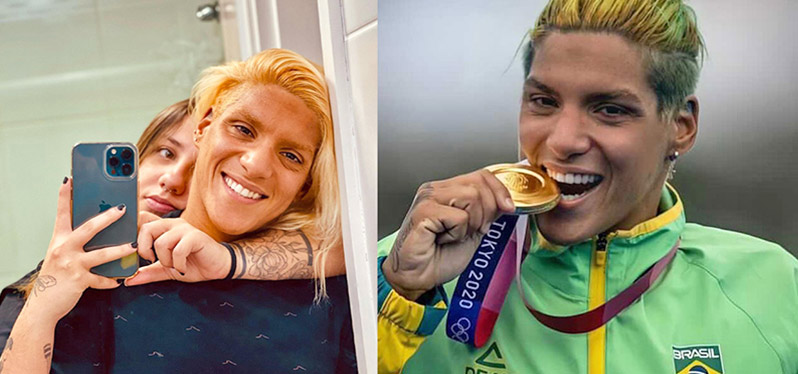 Visibilidade lésbica nas Olimpíadas: Ana Marcela e namorada