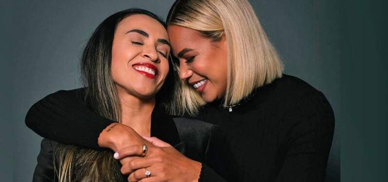 Lesbian visibility at the Olympics: Marta Vieira and girlfriend