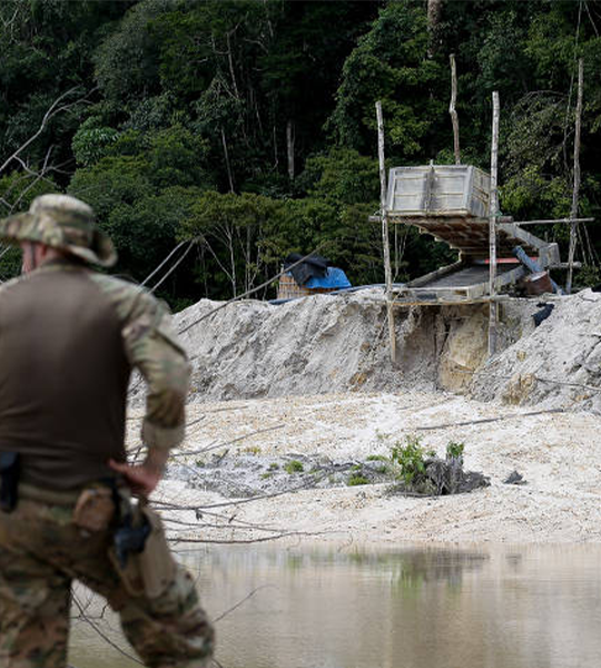 Illegal mining in the Amazon causes major environmental impacts and threatens indigenous lands