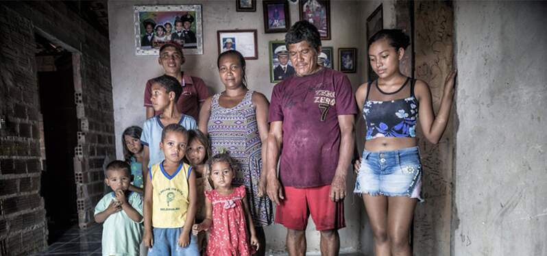 The Family Development Index. Family in poverty. Photo: EL PAÍS