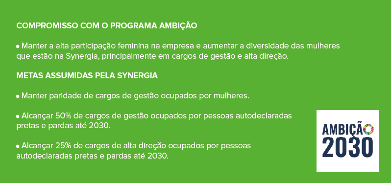 Synergia adere ao Pacto Global - metas da Synergia no Programa Ambição