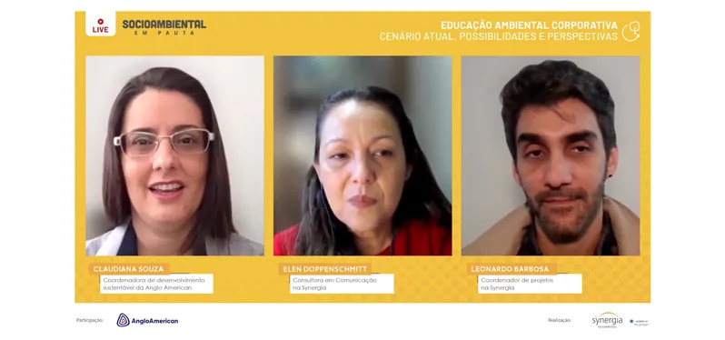 Educação Ambiental para empresas - Live Educação ambiental corporativa