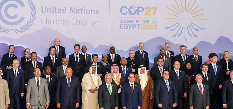 Synergia at COP27 - country representatives at cop27 Photo: Getty Images