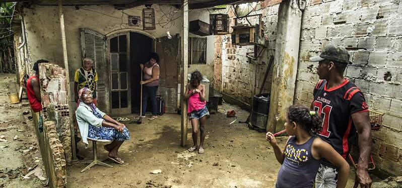 Día Mundial de la Justicia Social. Gente en pobreza. Foto: Guito-Moreto_Agência-O-Globo