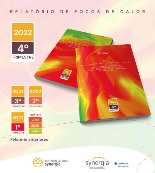 Relatório Focos de Calor: triênio 2019 a 2021 e boletins trimestrais