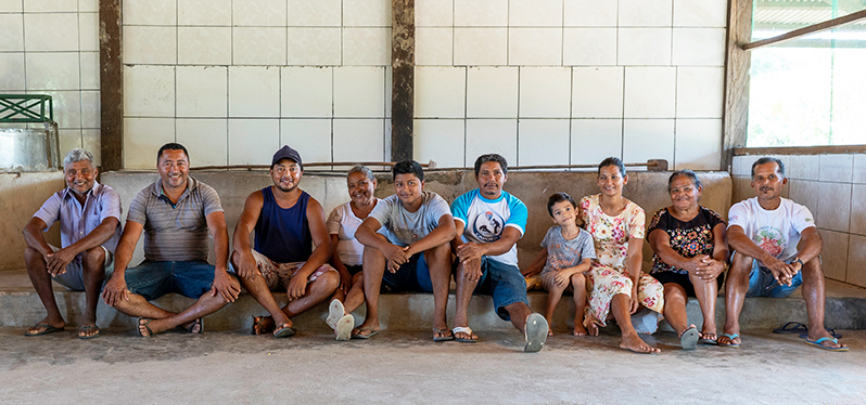 Famílias do assentamento rural da AASFLOR. Projeto Redes do Médio Xingu