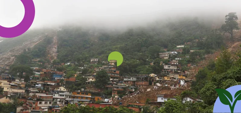 Mês do Meio Ambiente - comunidade atingida por desmoronamento