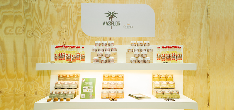 AASFLOR booth at Naturaltech - products