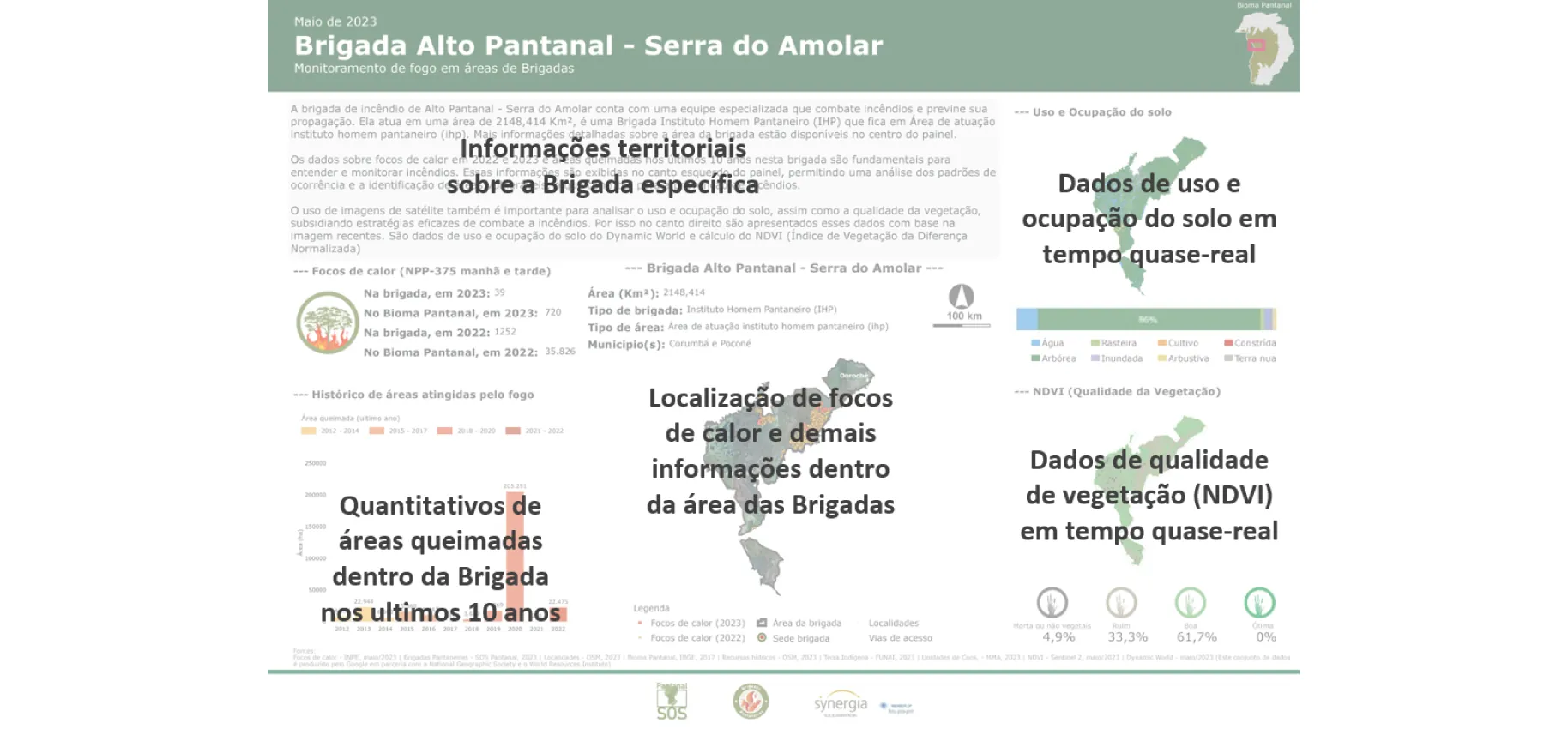 Aracuã Panel: monitoring hot spots in the Pantanal