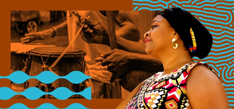 Synergia Black Consciousness Week 2023 Cultural erasure Photomontage of Synergia on Adobe Stock photo