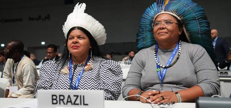 Sonia Guajajara en la COP28 Foto Agência Gov