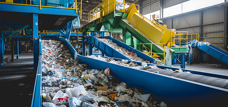 Recycling conveyor Photo: Adobe Stock