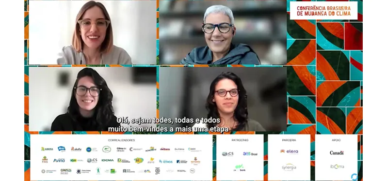 Synergia participa de painel sobre Governança Climática na CBMC. Foto: reprodução Instituto Ethos