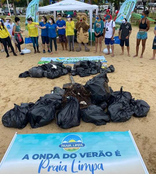 Synergia Socioambiental é empresa parceira nas ações da Campanha Praia Limpa 2024, em Vitória (ES)